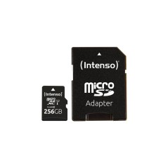 Intenso Premium microSDXC 256GB - High-Speed Storage for Your Devices - Fast, Reliable, Expand Your Memory!
